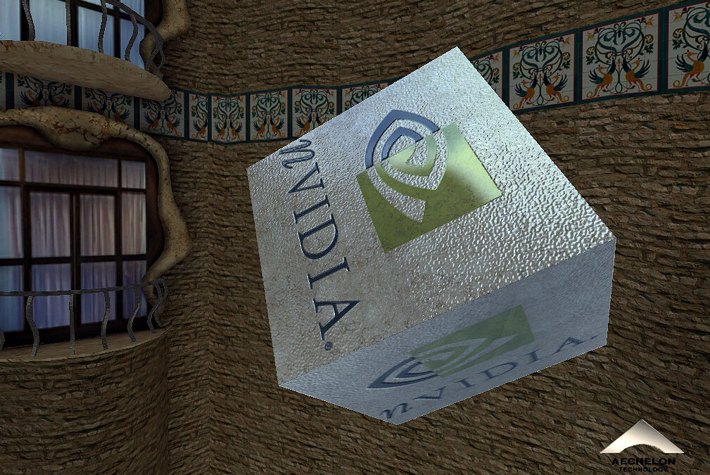 AECHELON TECHNOLOGY SHOWCASES FEATURES OF NVIDIA’S GEFORCE3 GPU WITH “VISIONS OF GAUDI”